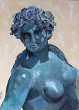 Nymphe inspirée, Bassin Nord du Parterre d'eau, Jardins du Château de Versailles - Statues du Château de Versailles