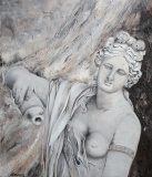 Nymphe versant l'eau, Bosquet des Bains d'Apollon, Jardins du Château de Versailles - Statues du Château de Versailles