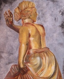 Nymphe dorée, Parterre de Latone, Bassin des Lézards Nord, Jardins du Château de Versailles - Statues du Château de Versailles