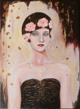 Dame au Chapeau - Portraits Féminins