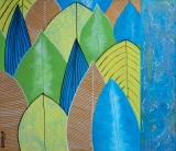 Evantail de feuilles - Abstraits