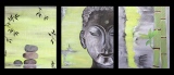 Triptyque Bouddha - Galerie Zen
